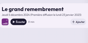 Le grand remembrement