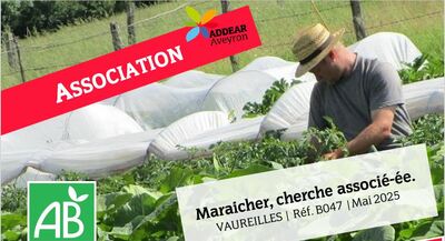 ASSOCIATION | Maraicher cherche associé-e
