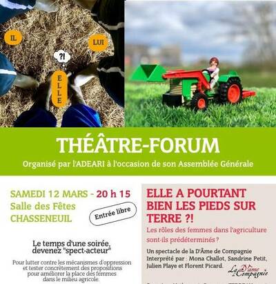Théâtre - Forum : Elle a pourtant bien les pieds sur terre ?!