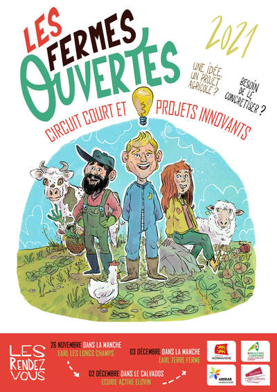 📣 Les portes ouvertes à destination des porteurs de projets agricoles - Automne 2021