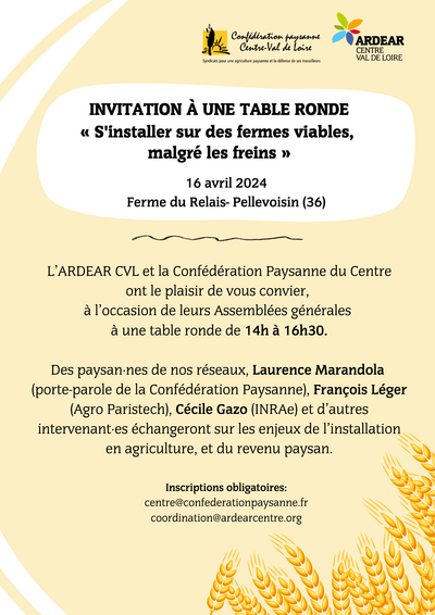 Soirée concert et table-ronde 